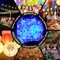 50 Pcs Blue LED Balloon Light, Round LED Ball Lamp Tiny Led Lighting Decoration for Indoor Outdoor Party Event Fun Wedding Festival Birthday Halloween Christmas Party Supplies